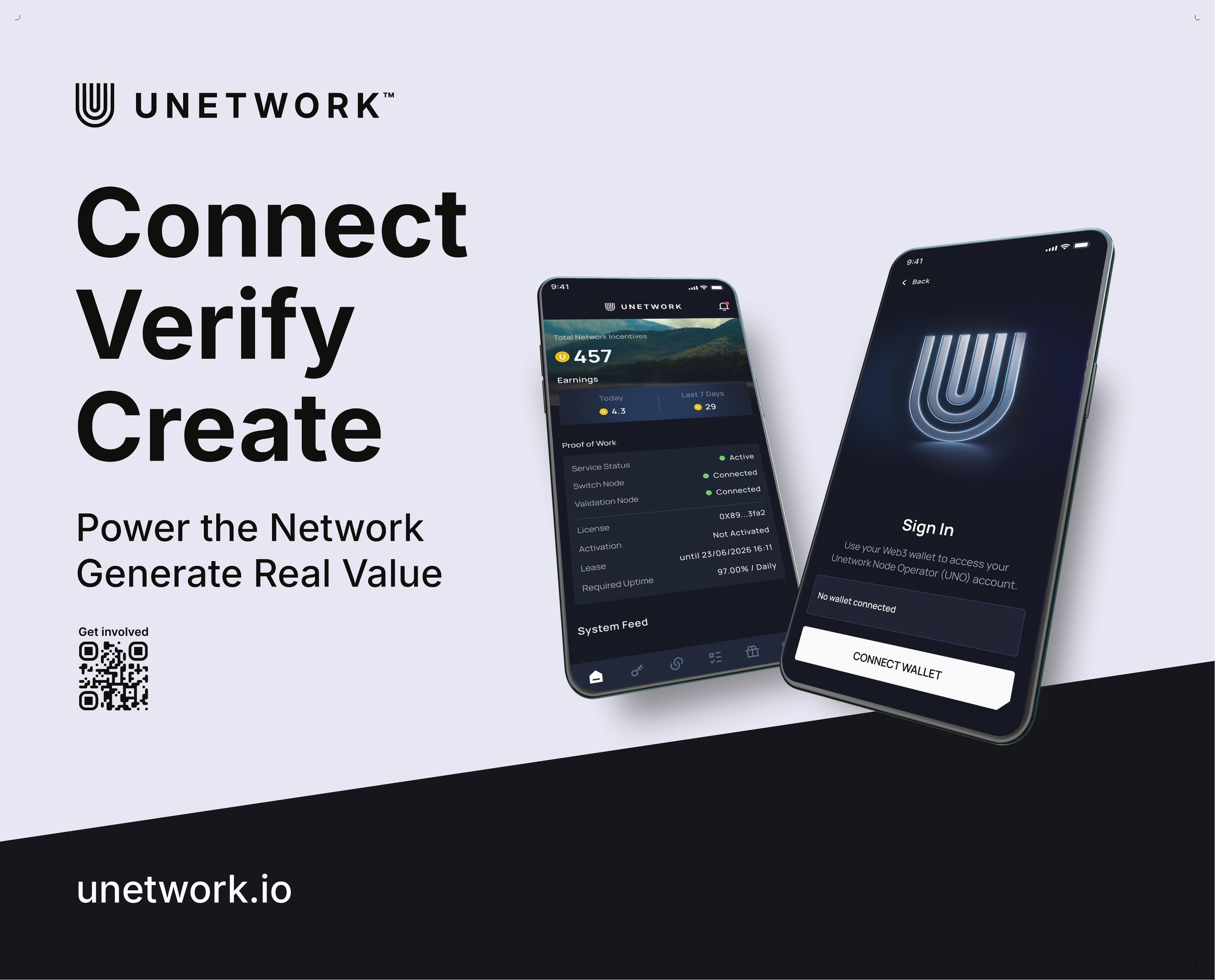 Unetwork event backdrop
