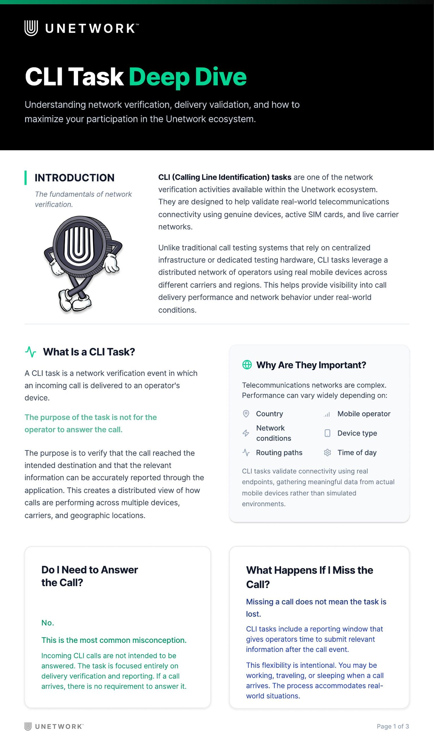 Unetwork CLI deep dive