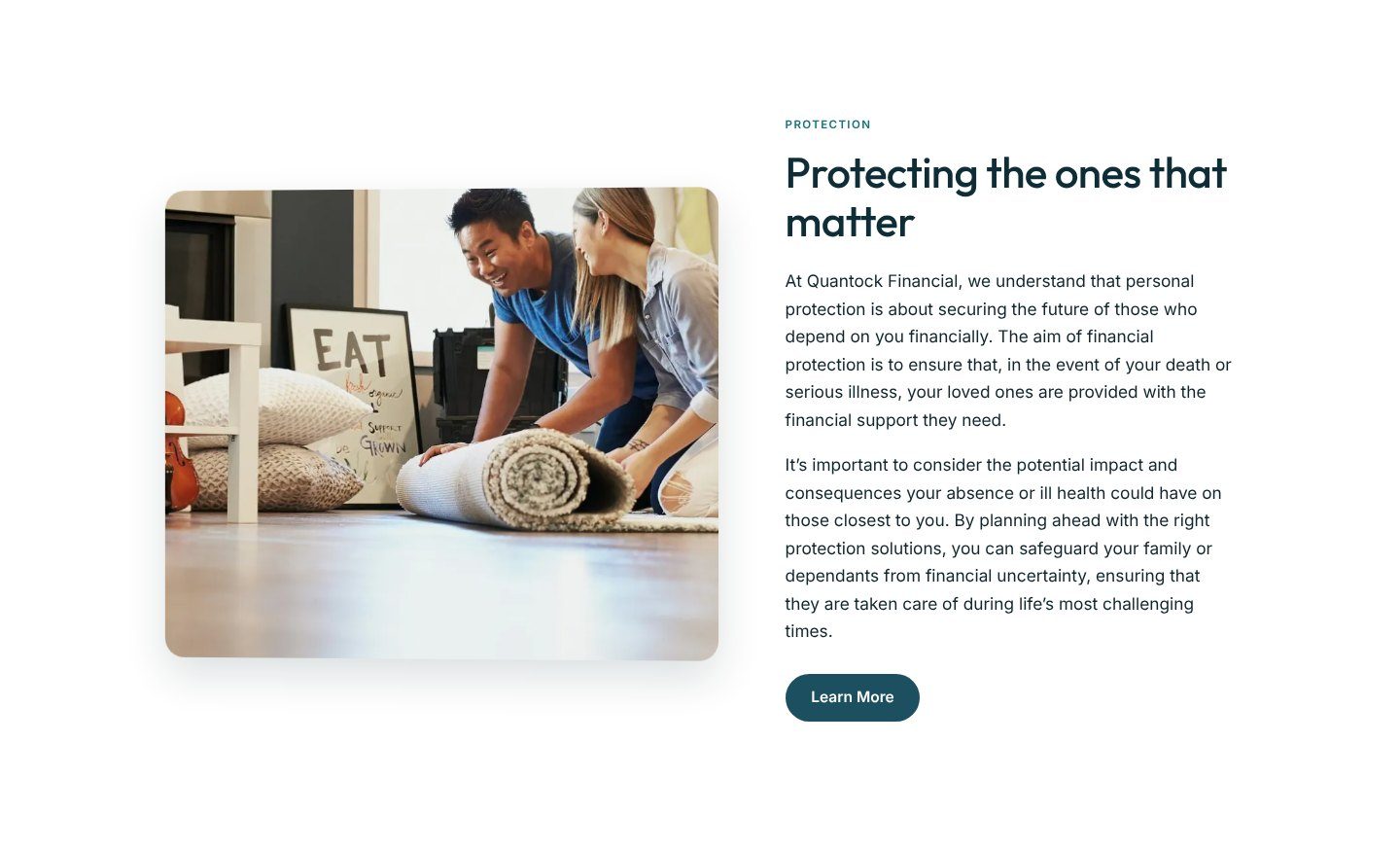 The protection section